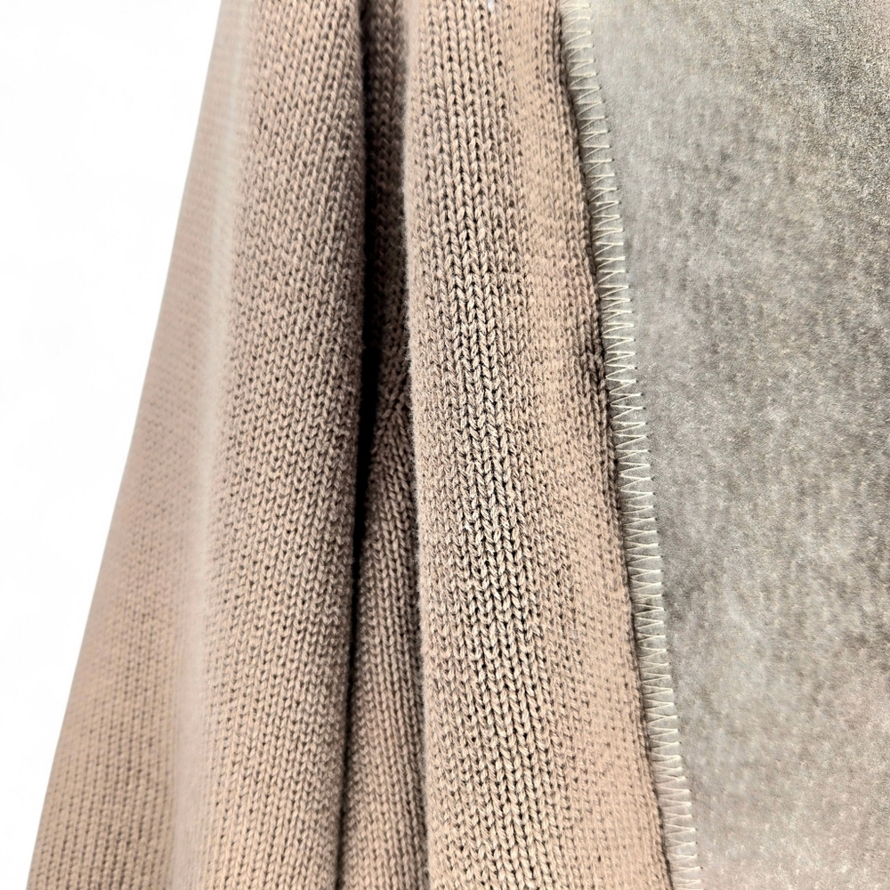 Jessica London  Sweater Jacket/cardigan. Tan, Suede, Size 18/20 - Picture 6 of 15